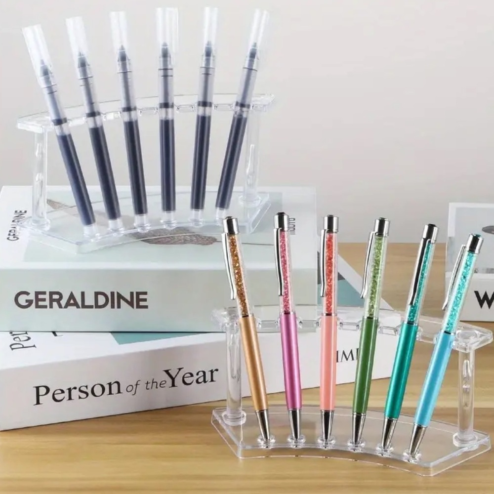 Clear Pen or brush Holder.